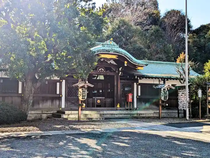 白金氷川神社の本殿・本堂
