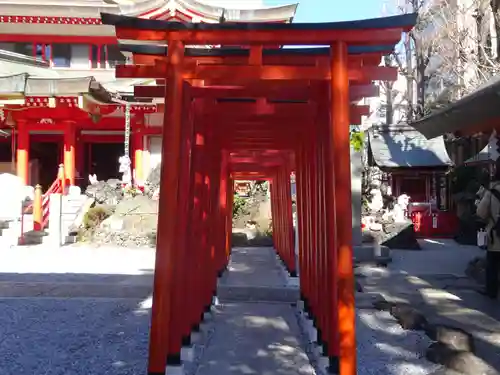 京濱伏見稲荷神社の鳥居