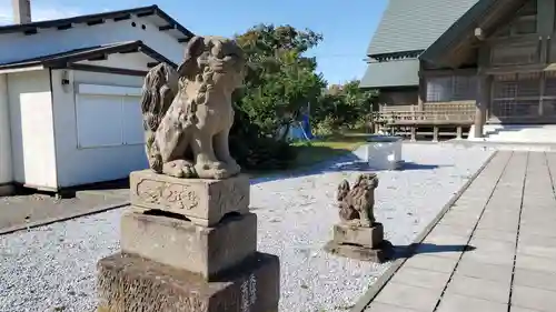 天塩厳島神社の狛犬