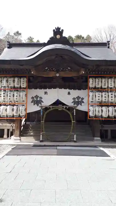 義經神社の本殿・本堂