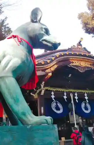 豊川稲荷東京別院の狛犬