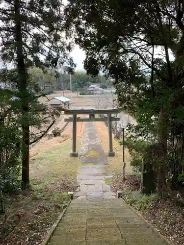 番場神社の鳥居