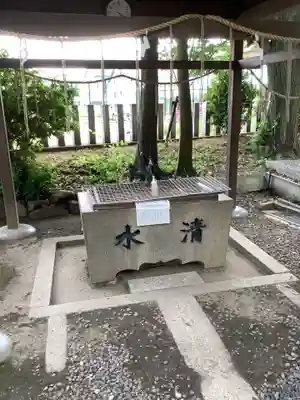神明社(桜神明社)の手水舎