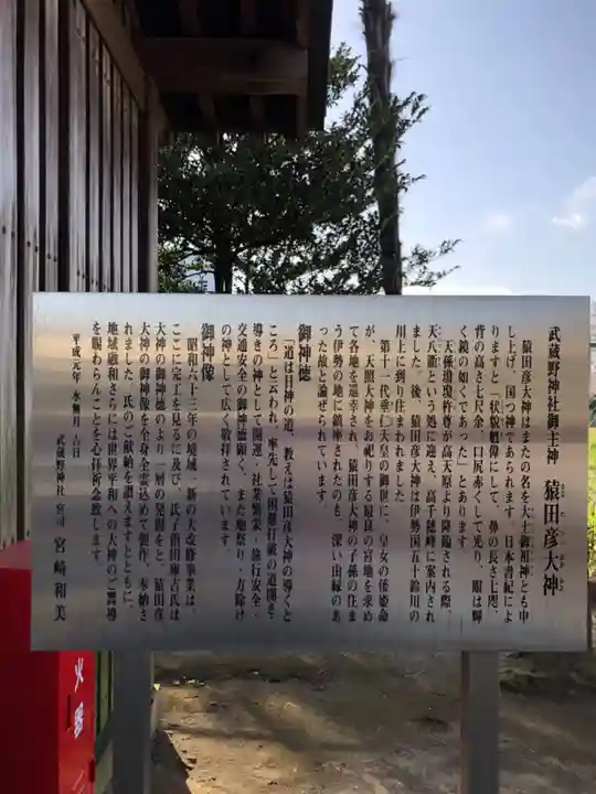 武蔵野神社の歴史