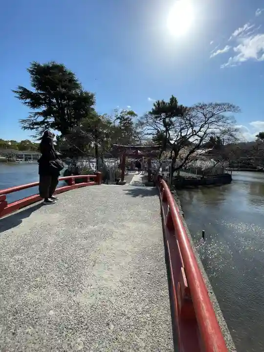 旗上弁財天社の鳥居