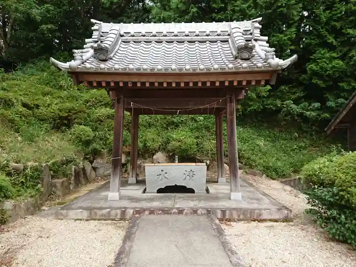 社宮司社の手水舎