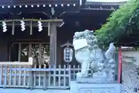 お三の宮日枝神社の狛犬