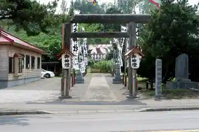 山越諏訪神社の鳥居