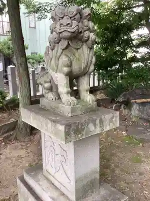 小木田神社の狛犬