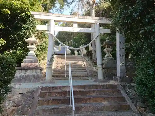 八所神社の鳥居