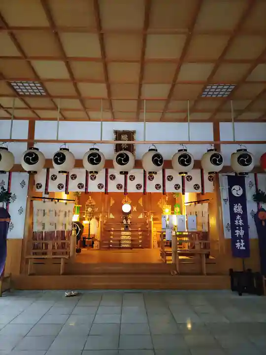 鵜森神社の本殿・本堂