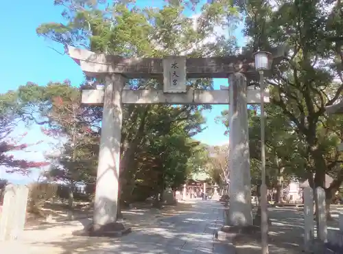 水天宮の鳥居