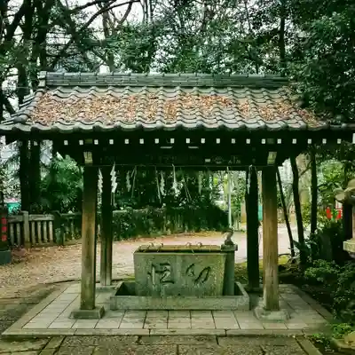 西久保八幡神社の手水舎