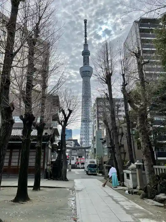 牛嶋神社の景色