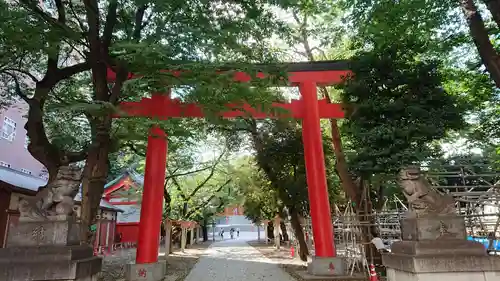 花園神社の鳥居