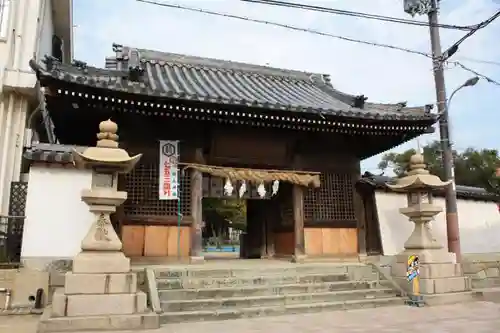 稲爪神社の山門・神門