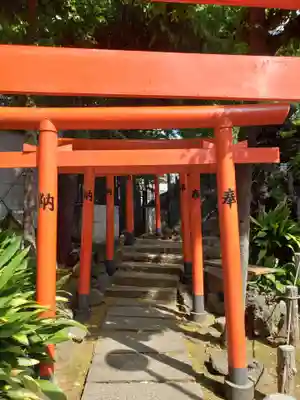 鳩森八幡神社の鳥居