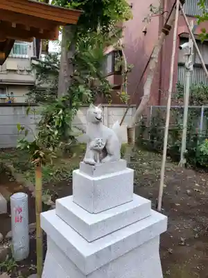 阿佐谷弁天社の狛犬