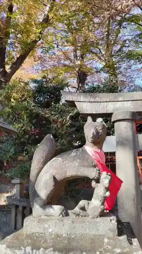 安積國造神社の狛犬