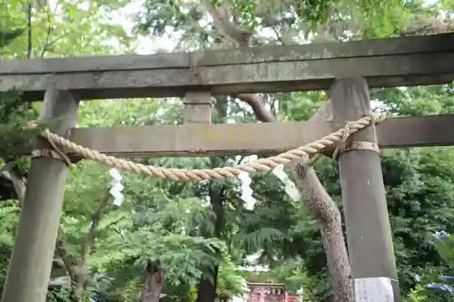 越谷香取神社の鳥居