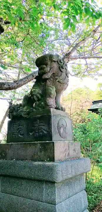 検見川神社の狛犬