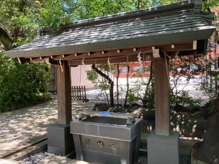 御田八幡神社の手水舎