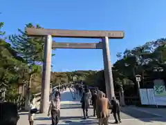 伊勢神宮内宮（皇大神宮）の鳥居