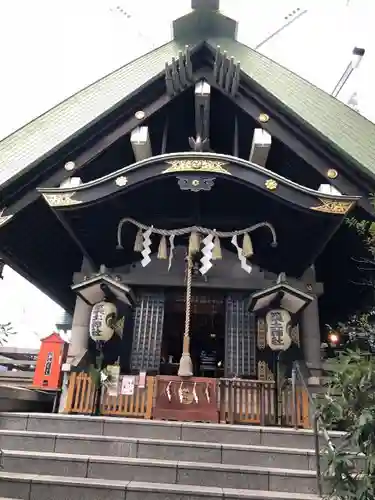 築土神社の本殿・本堂
