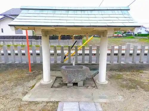 神明社（西福田5）の手水舎