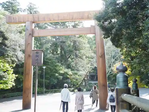 伊勢神宮内宮（皇大神宮）の鳥居