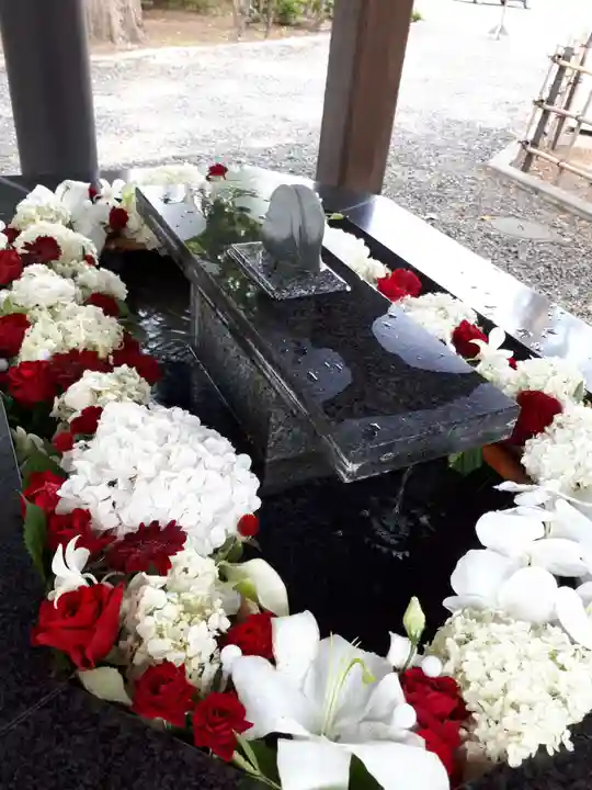 新琴似神社の手水舎