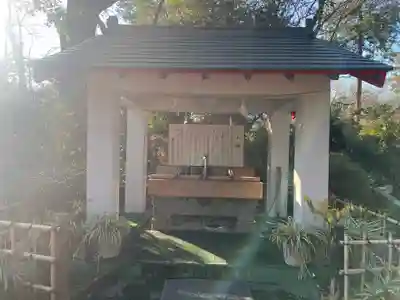 米之宮浅間神社の手水舎