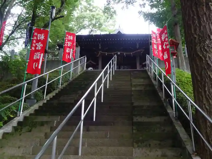 弥生神社の本殿・本堂