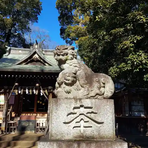 八雲氷川神社の狛犬