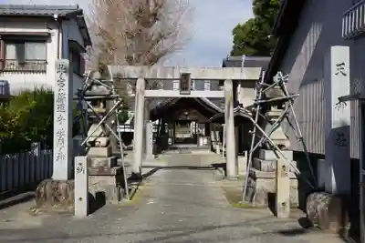 天神社(余坂天神社)の鳥居