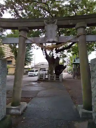 阿邪訶根神社の鳥居