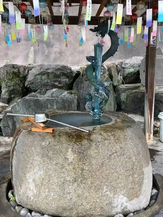 瀧不動尊の手水舎