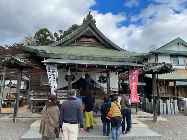 針綱神社の本殿・本堂