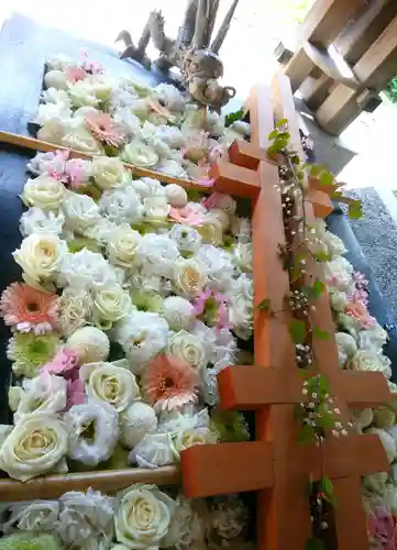 帯廣神社の手水舎