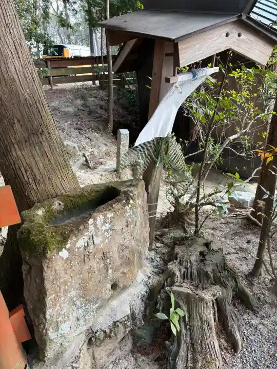保食神社の手水舎