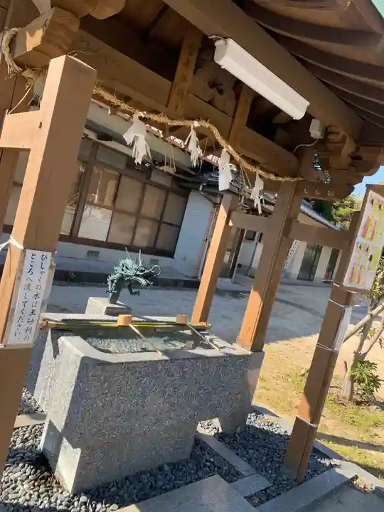 浅江神社の手水舎