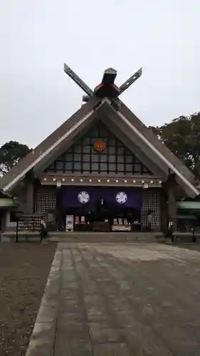 千葉縣護國神社の本殿・本堂