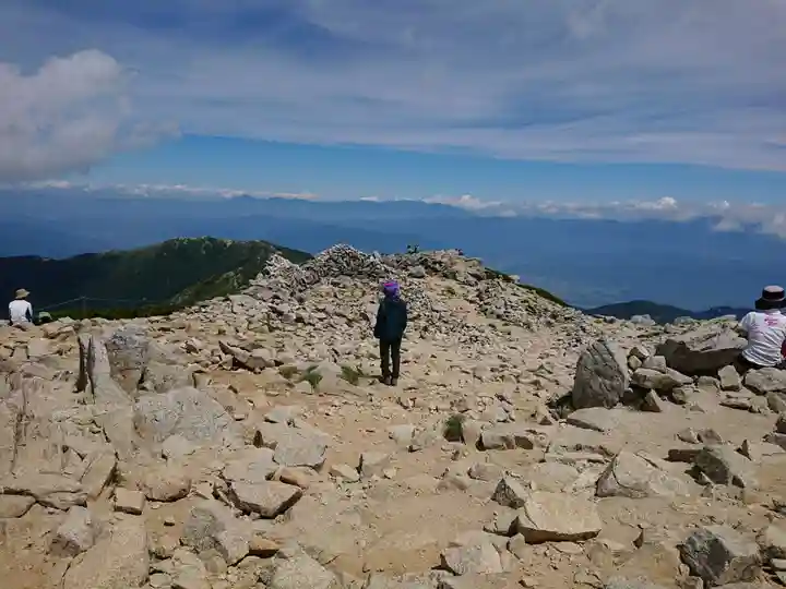 木曽駒ヶ嶽神社 奥社の景色