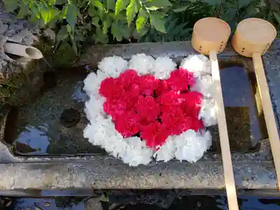 本郷氷川神社の手水舎