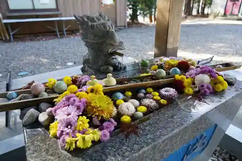 滑川神社 - 仕事と子どもの守り神の手水舎