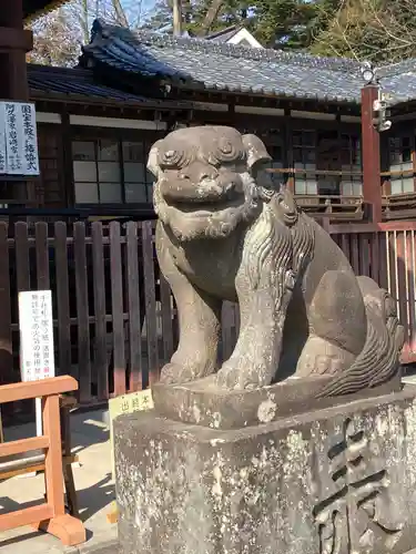 妻沼聖天山歓喜院の狛犬