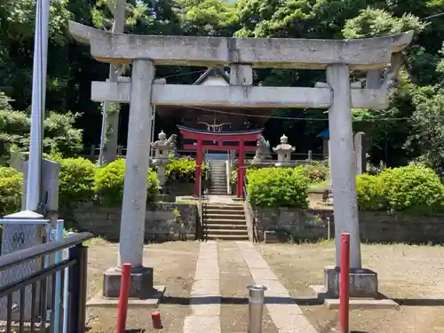 田谷御霊社の鳥居