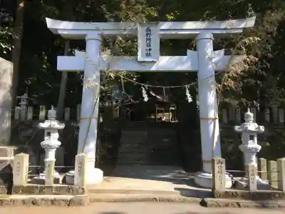 長野阿蘇神社の鳥居