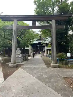 荏原神社の鳥居