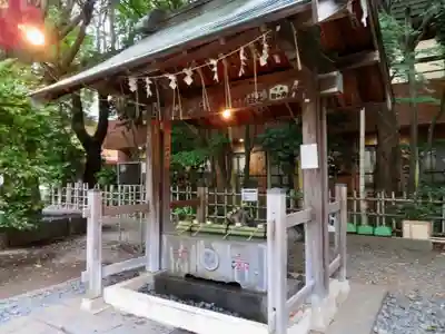 市谷亀岡八幡宮の手水舎